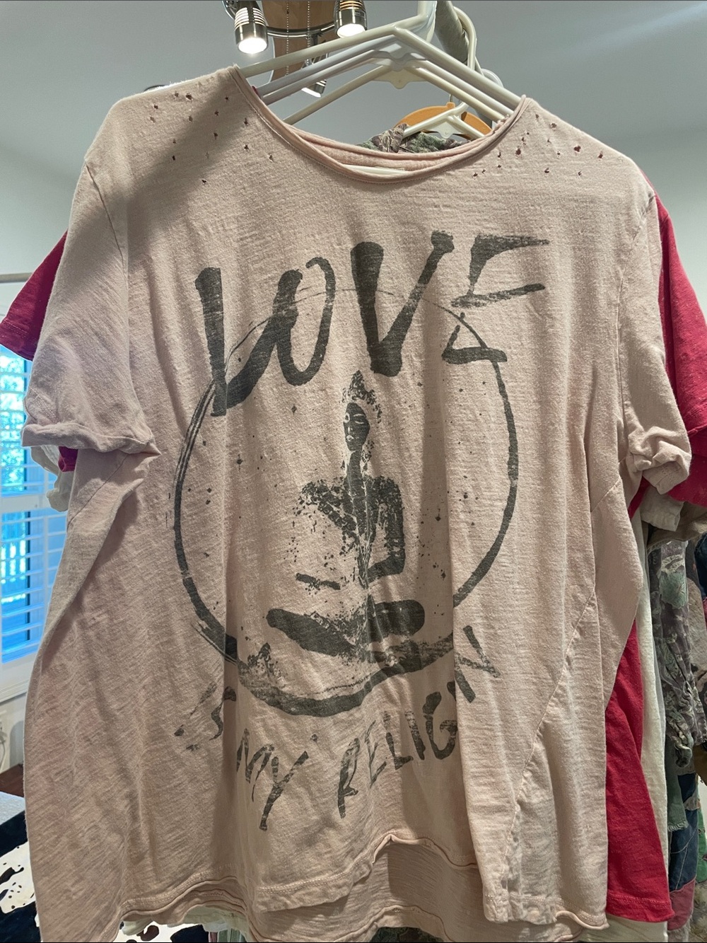 Magnolia Pearl Pale Pink 'Love' Graphic Relaxed Tee